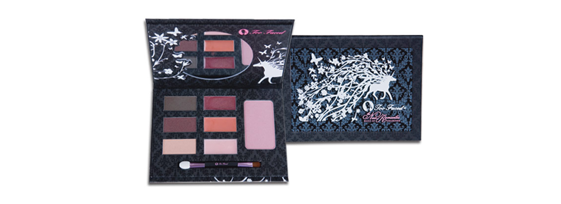 makeup kit for Too Faced Cosmetics brand partnership