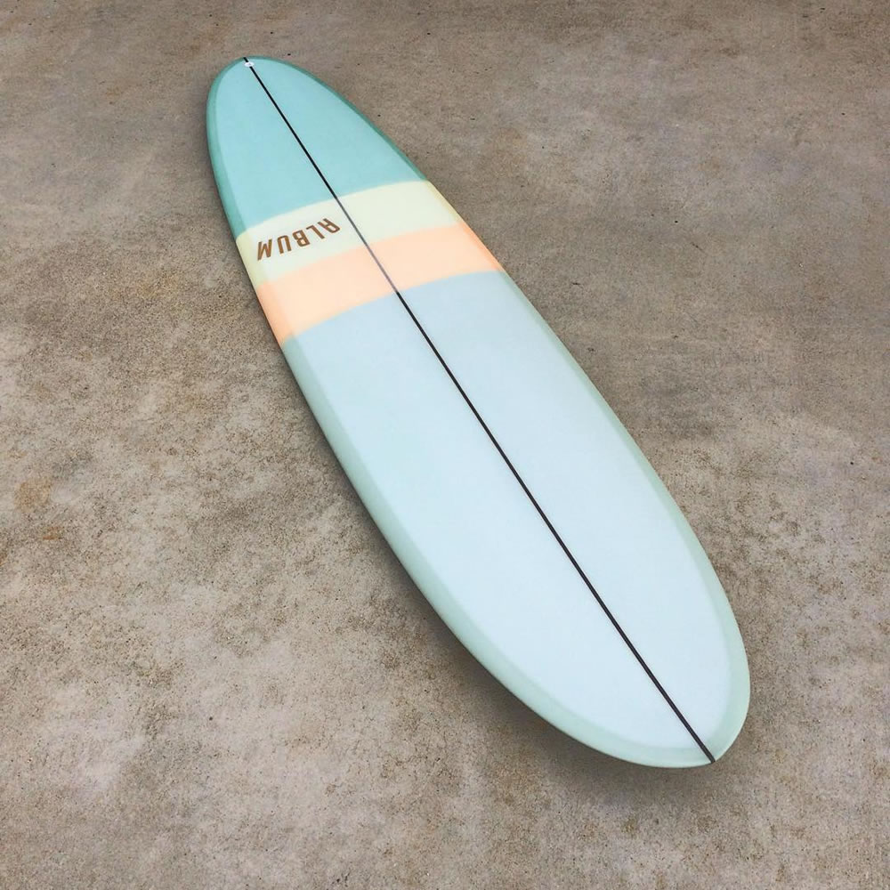 custom mid-range surfboard
