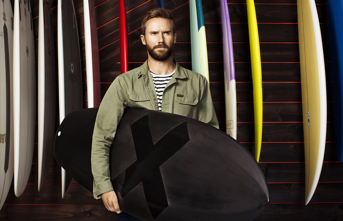 shaper Matt Parker of Album Surfboards