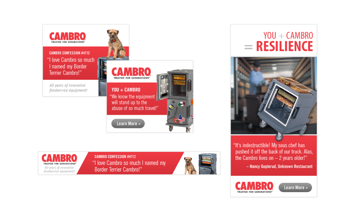 Cambro display banner ads
