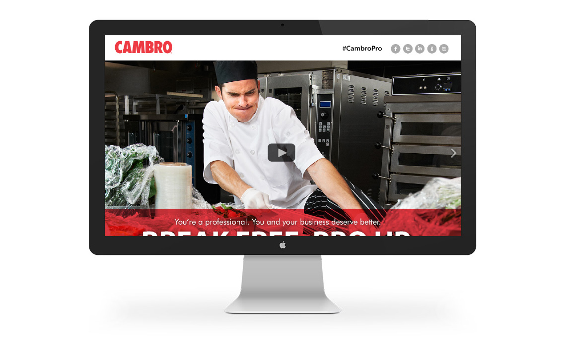 Cambro campaign landing page