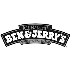 Ben & Jerry's black & white logo