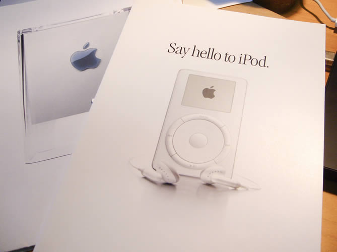 ipod ad apple brand