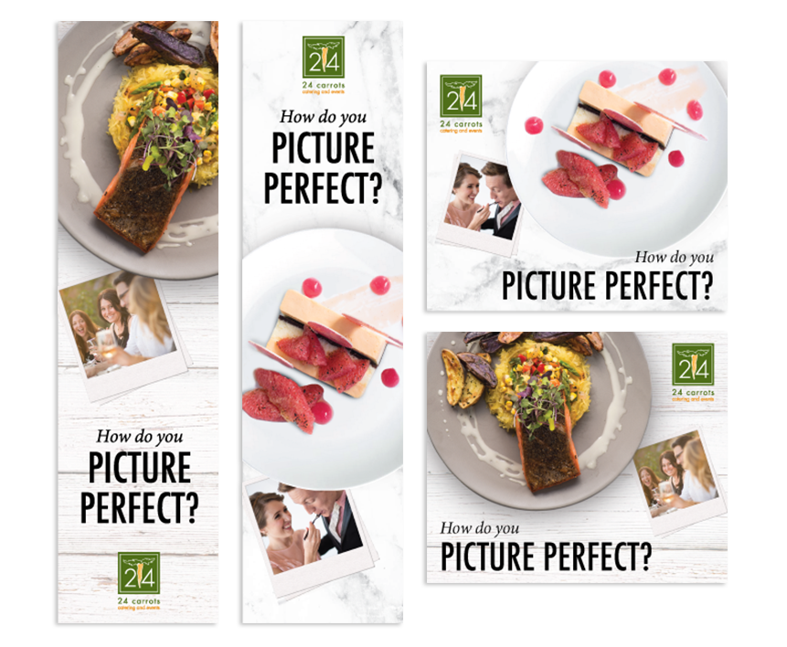 24 Carrots - Picture Perfect campaign digital banner ads