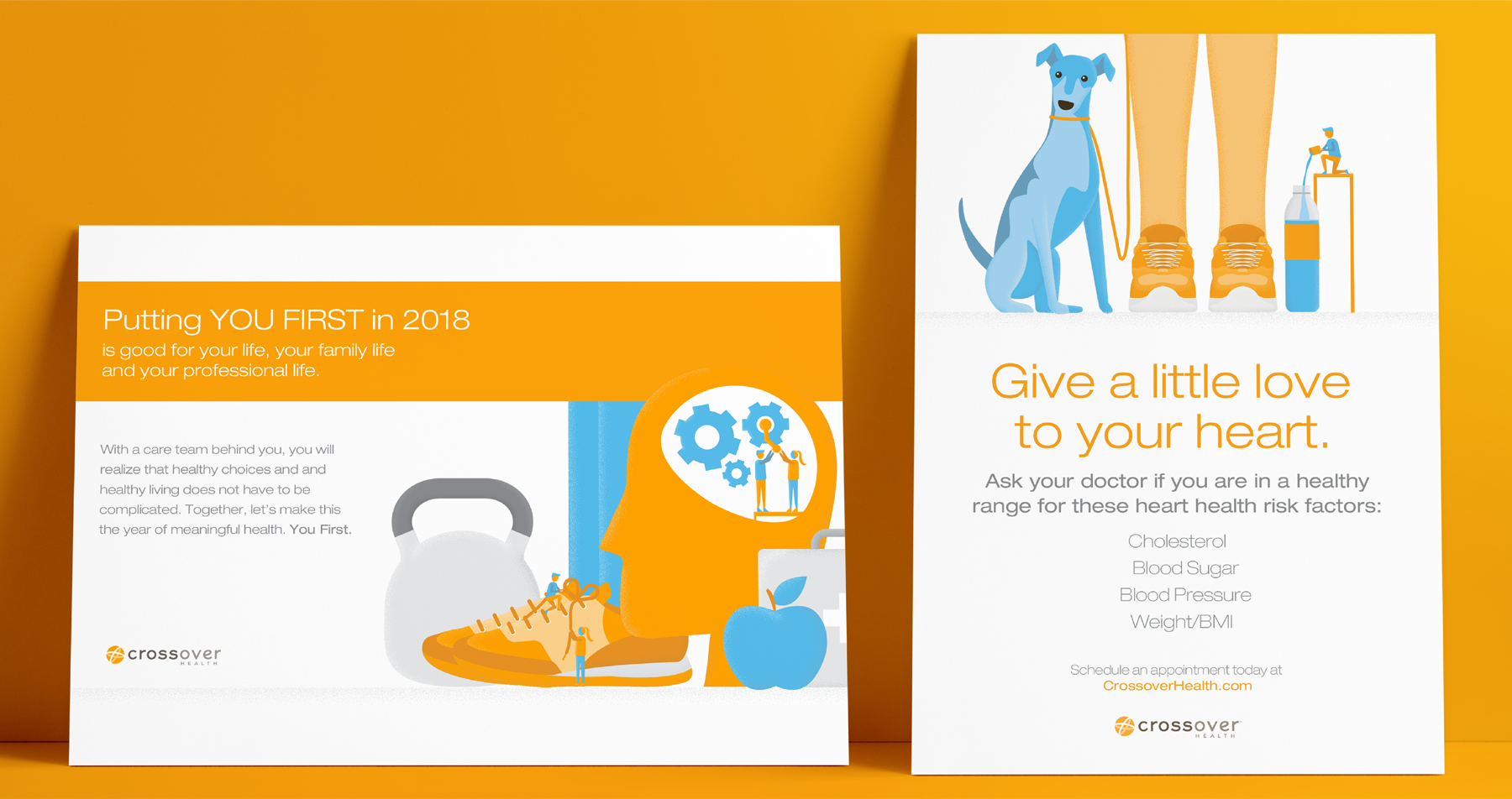 Poster designs for healthcare campaign