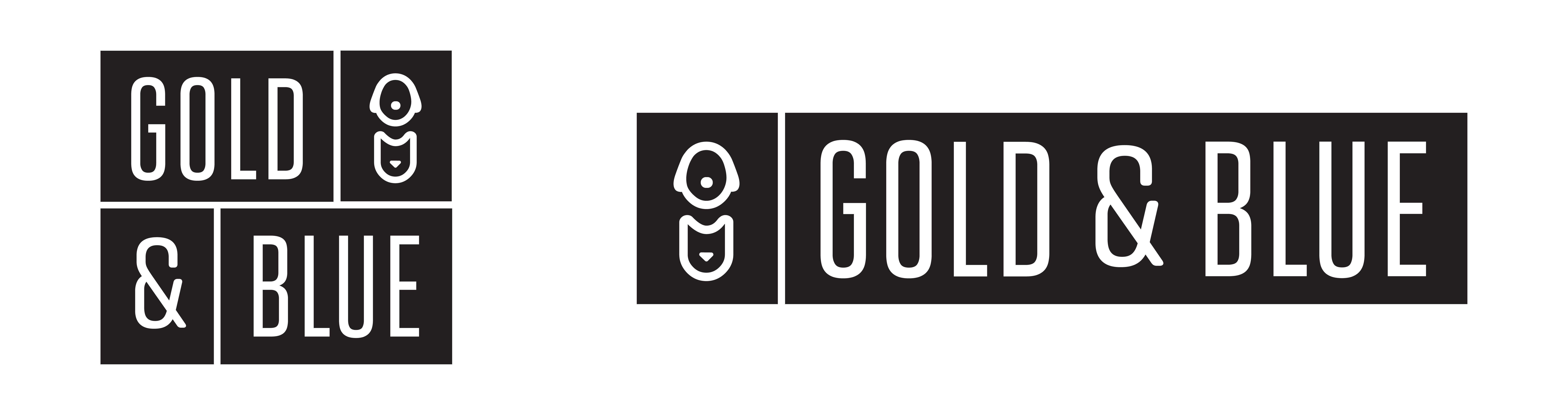Gold and Blue Veterinary Wellness logo design