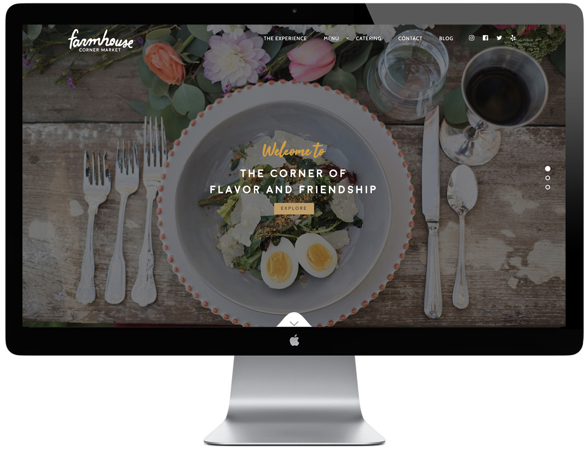Farmhouse website design